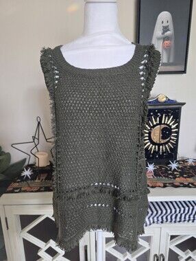 Pepin Open Knit Sleeveless top